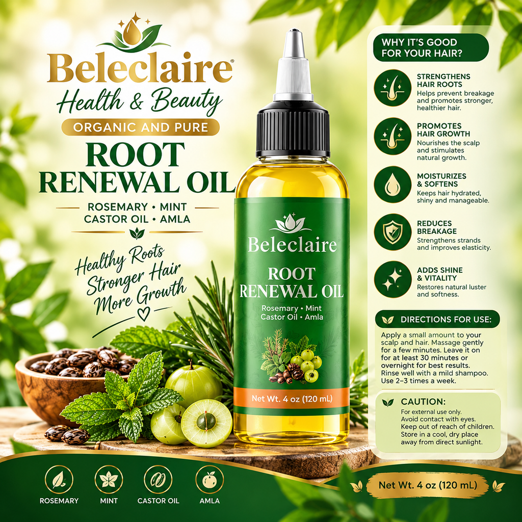 Beleclaire Root Renewal oil (4oz)