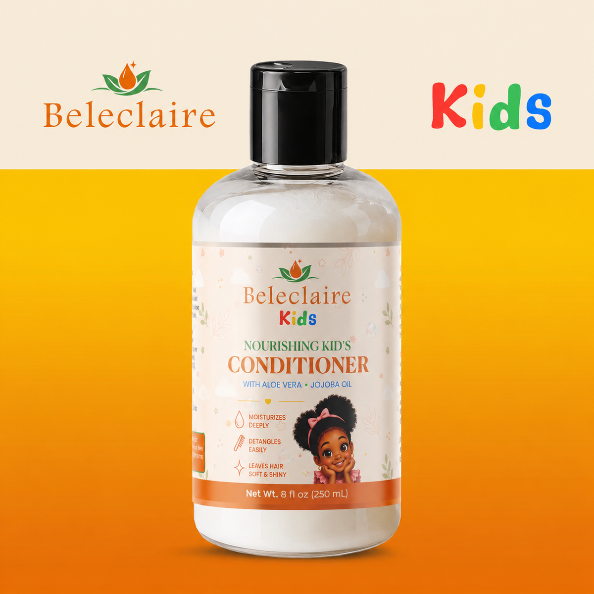 Beleclaire Kid's Nourishing & Detangling Conditioner 8oz